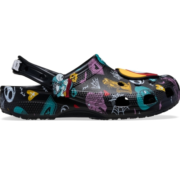 Crocs | The Nightmare Before Christmas | Jack & Sally Classic Clogs | Sz W11/M9 - Picture 10 of 13